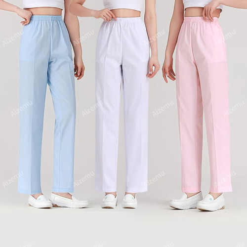 Pantalones De Uniforme De Enfermera Transpirables Para Mujer