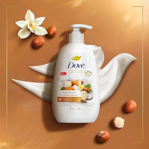 Jabón Líquido Humectante Para Manos Dove 4 Pack 355 Ml C/u