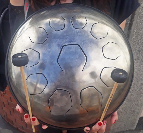 Tambor Zen Grabado (tankdrum, Tongue, Handpan, Hang Drum)