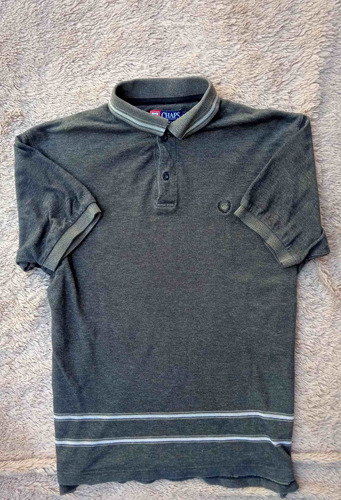 Playera Gris Chaps Ralph Lauren Talla M De Caballero 