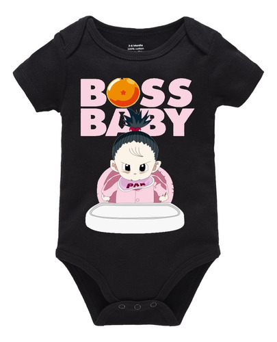 Pañalero Dbz Dragon Ball Pan Gohan Dbz Varias Tallas Negro 12-18 Meses