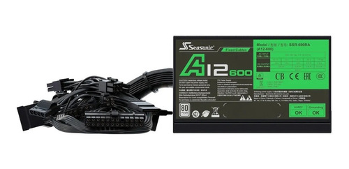 Imagen 2 de 5 de Fuente De Alimentacion Seasonic A12 600w Reales 80 Plus