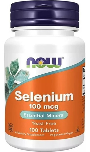 Now Selenio 100 Mcg X 100 Capsulas