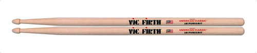 Vic Firth 5bpg Baquetas 5b Punta De Madera Batería Percusión Color Natural