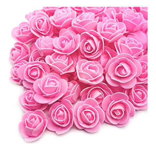 Flores Artificiales 100 Piezas Mini Rosas Falsas De 3 Cm Par