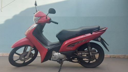 Honda Biz 125 Ex Na Cor Vermelha