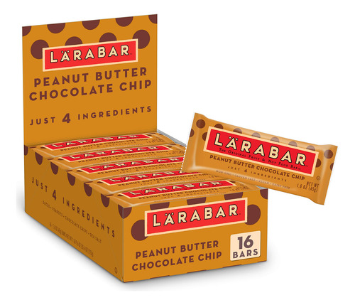 Larabar. 16 Barras De Chocolate Con Mantequilla De Mani