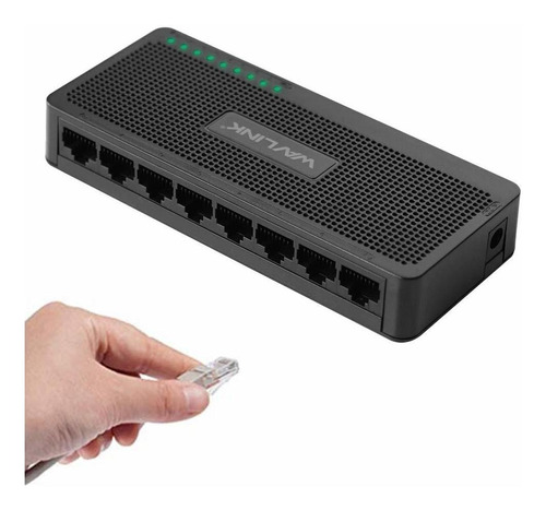 8 Port Fast Ethernet Network Switch,10 100m Desktop And Hub