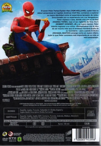 Spider-man De Regreso A Casa En Dvd | Meses sin intereses