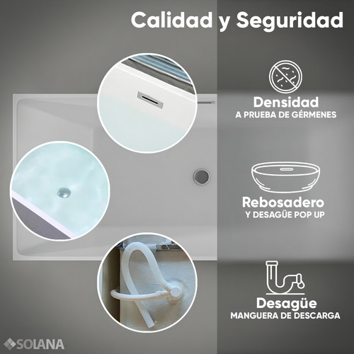 Solana Kit Tina De Baño Rectangular De Acrílico Slim 170x80x60 Cm + Grifo Independiente Monomando Cuello Cisne Silver / Kit Completo De Alto Brillo Blanco/silver Para Cuarto De Baño