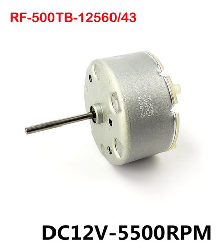 Motor Micro Rf-tb- Dc 5 Rpm Cepillo Metal Precioso Eje