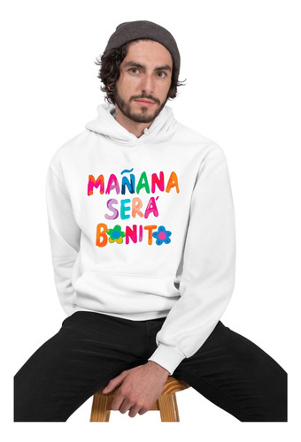 Buzo Karol G Saco Hoodie Capota Unisex Negro Y Blanco 