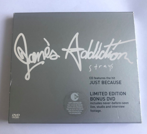 Cd+dvd Jane's Addiction - Strays Edición De Lujo Made In Usa