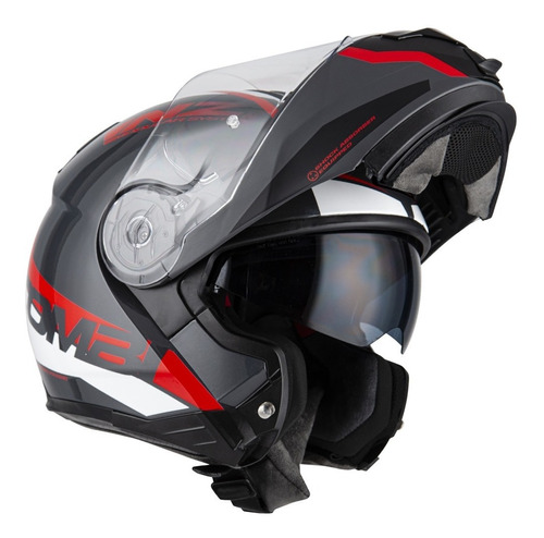 Casco Rebatible Moto Nzi Shock Dob Visor Cuota Devotobikes 