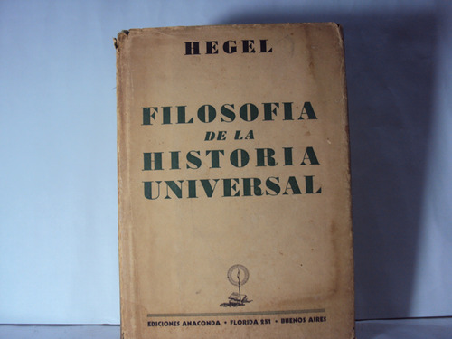 Hegel Filosofia De La Historia Universal