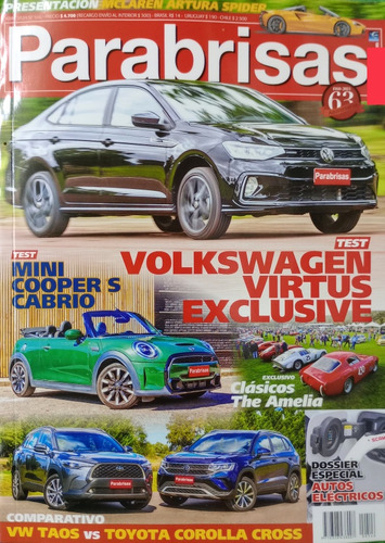 Revista Parabrisas Abril 2024 Test Volkswagen Virtus