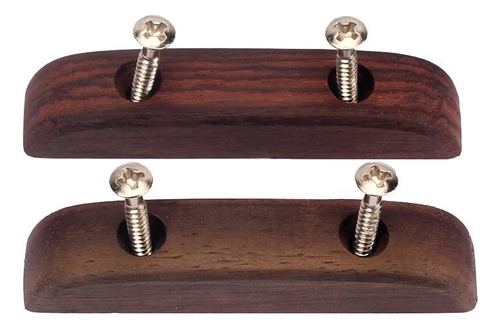 Rosewood Thumb Rest Tug Bar Finger Pull Para Accesorios De