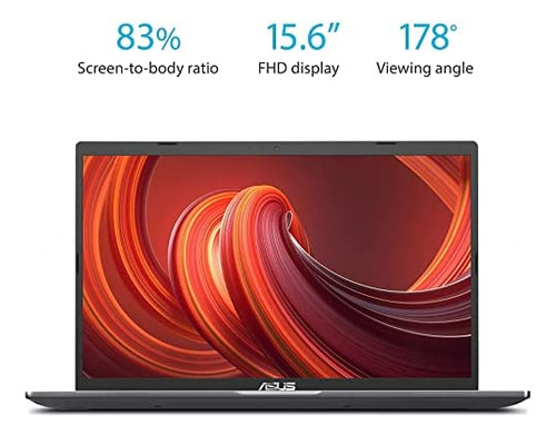 Laptop Asus VivoBook 15, 15.6" FHD Touchscreen, Intel i3, 12GB RAM, 512GB SSD, Gris.