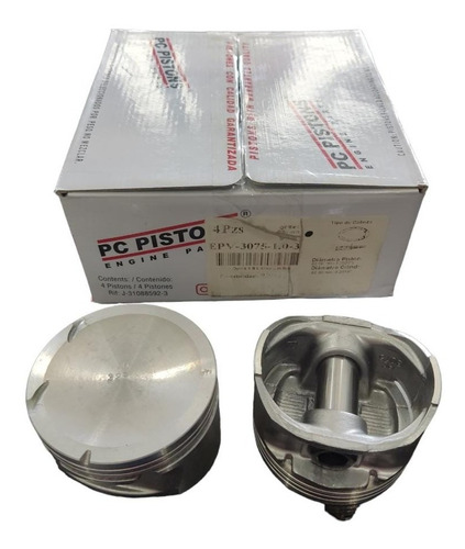 Pistones Optra Motor Limited Tapa Negra 0.40 1.00 Pc Pistons