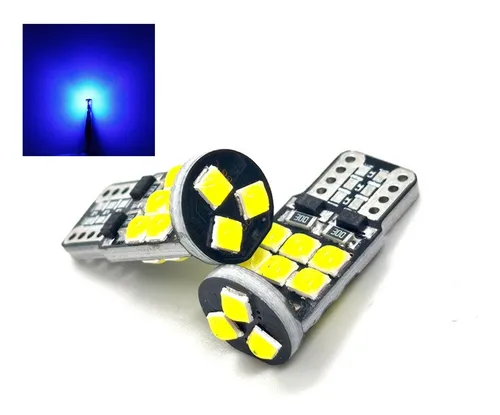 comprar Bombillo Muelita T10 Led Alta Potencia Azul Cambus Sin Error