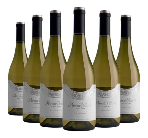 Vino Marcelo Pelleriti Signature Chardonnay Caja X 6 --