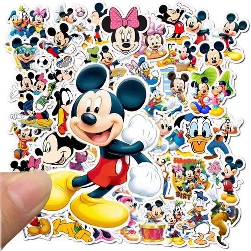 Stickers Mickey Mouse - Pegatinas - 50 Unidades - Printek