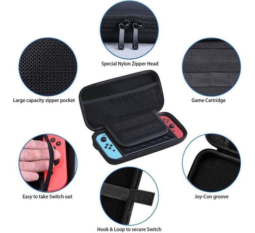 Imagen 5 de 7 de Kit De Protección Para Nintendo Switch 16 En 1