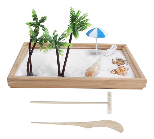 Caja De Arena Pssopp Mini Zen Garden En Miniatura Ocean B...