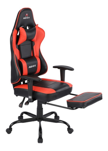 Imagen 4 de 8 de Silla Gamer Pro Gaming Giratoria Con Reposapies Blanco