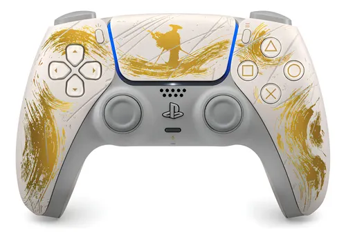 Controle Sem Fio Dualsense Edição Limitada Ouro Ghost Of Yotei Ps5