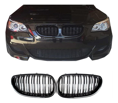 Rejilla Central Doble Linea Para Bmw Serie 5 E60 E61 04-2009