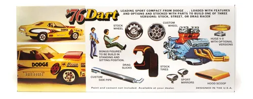 Mpc 1976 Dodge Dart Sport Kit De Modelo A Escala 1/25 (mpc92