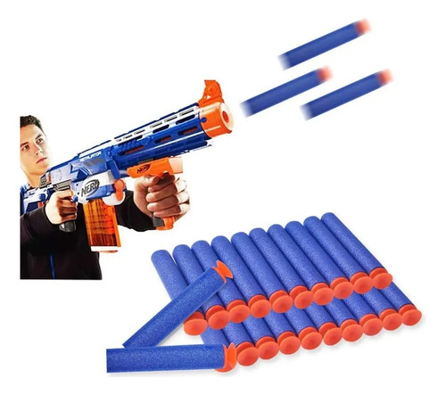 40 Balas Repuesto Tipo Nerf Pack X40 Dardos Soft Foam
