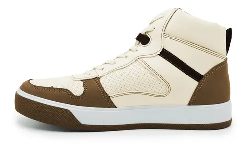 Tenis Bota Capa De Ozono 620301 Beige caf Caballero Cuotas sin