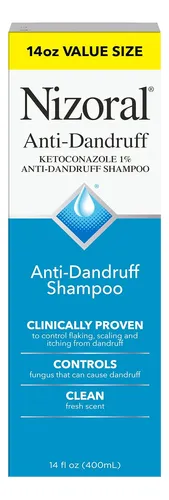 Shampoo Anticaspa Con 1% De Ketoconazol De 14 Onzas Nizoral | Cuotas