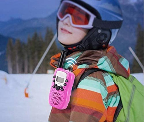 Set 2 Radio Walkie Talkie For Niños Con Alcance De 5km