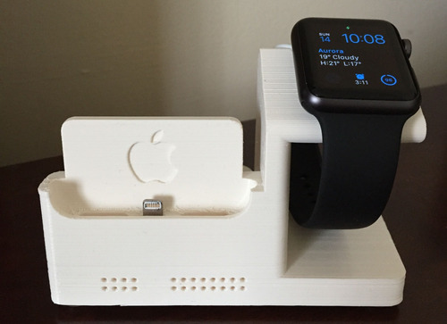 Imagen 3 de 4 de Soporte Base Carga Dock Station iPhone & Apple Watch