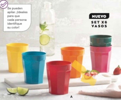 Set X6 Vasos Avon