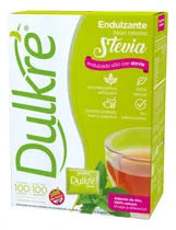 Comprar Edulcorante En Polvo Dulkre Stevia 100 Sobres