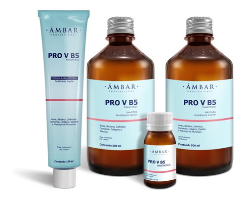 Kit Pro V B5 Phantenol 500ml + Pomada 120g