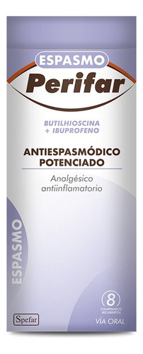 Espasmo Perifar® X 8 Comp - Antiespasmódico Potenciado