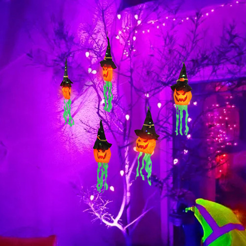 Luces De Calabaza Para Halloween, Decoraciones, Luz Led De C