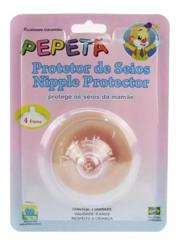 Protetor Seios Bico Peito Amamentação Bebê Silicone Lavável