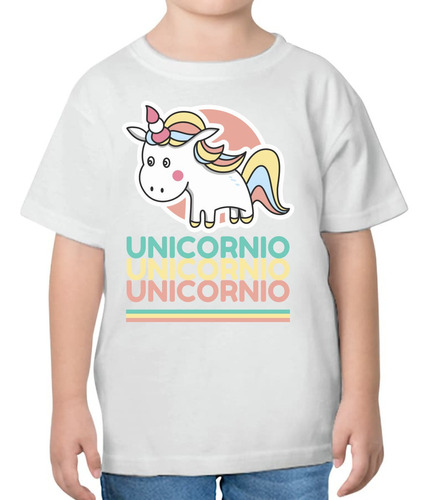 Playera Unicornio Bebé Letras - Unisex - Unibaby