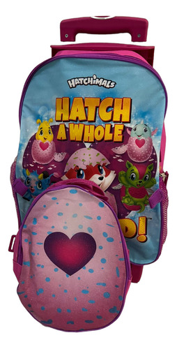 Hatchimals Mochila De Llantitas Y Lonchera Primaria Escolar