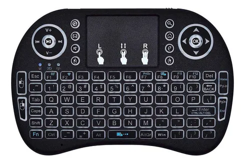 MINI TECLADO INALÁMBRICO CON TOUCHPAD EN ESPAÑOL MULTIMEDIA PARA TV / PC /  TABLET