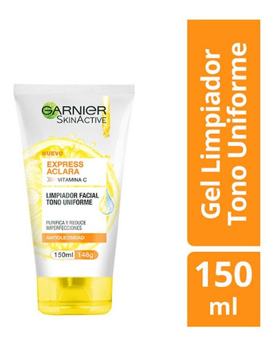 Gel Limpiador Garnier Xpress Aclara + Vitamina C