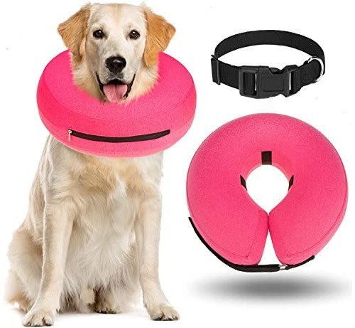 Bingpet Collar De Cono Inflable Para Perros, Collar Sn7m1