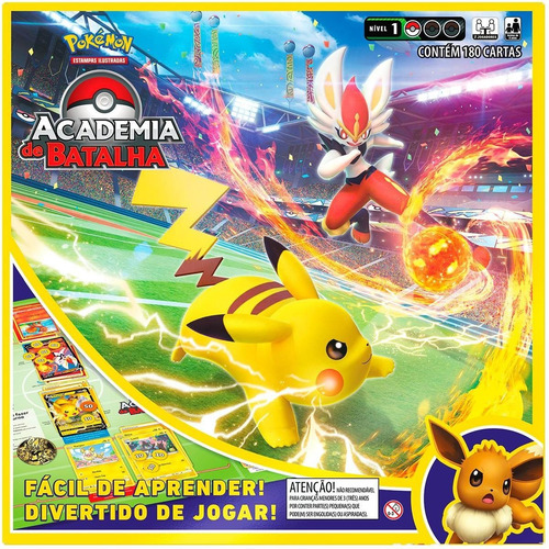Cartas Pokemon Box Academia De Batalha Copag Português Tcg