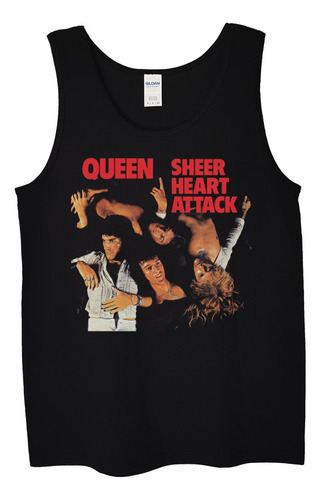 Polera Musculosa Queen Sheer Heart Attack Rock Abominatron